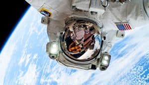 upside down astronaut