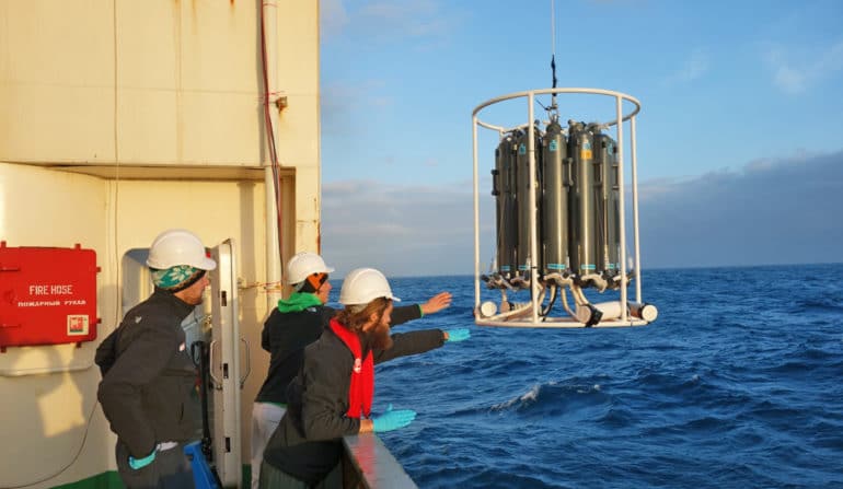 diatom research on ship