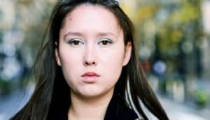 woman with blank expression