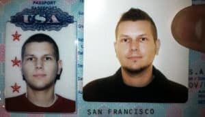 past and present passport photos