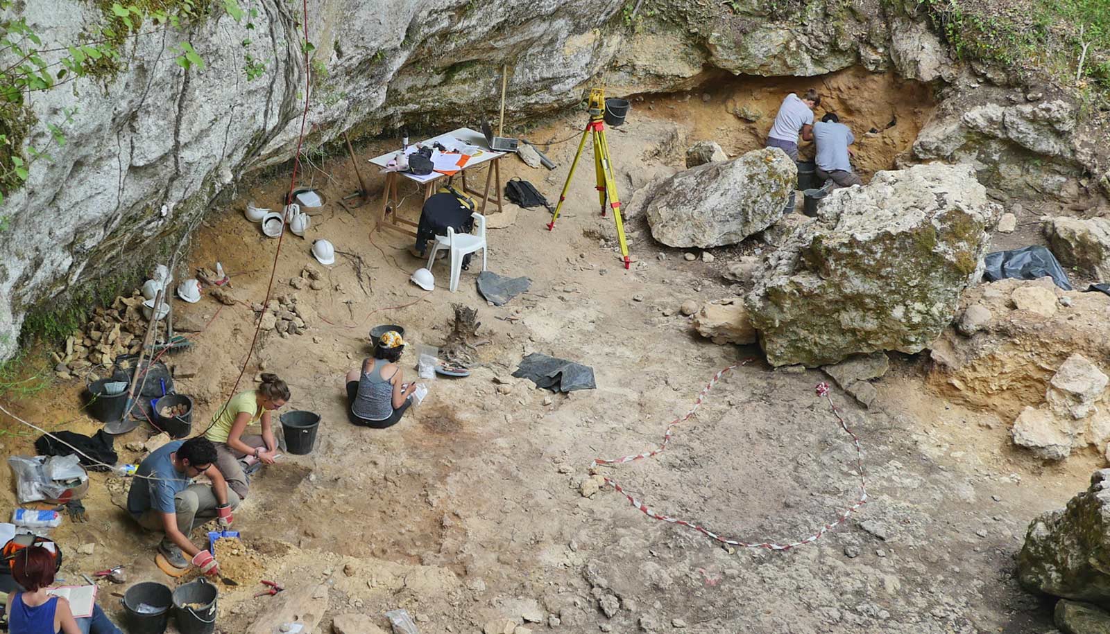 abri cellier excavation