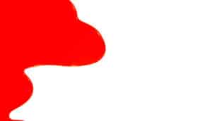 red liquid flowing on white