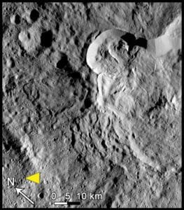Ceres landslide type III