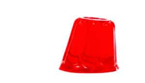 red jello leans to the right
