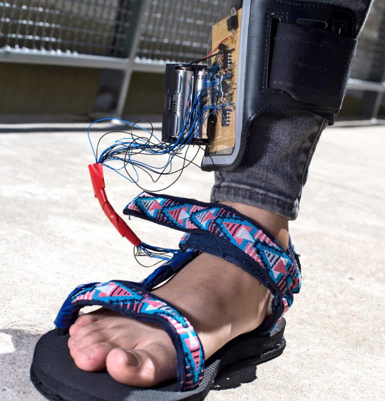 prototype sensor shoe