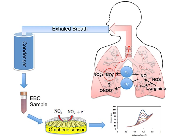 graphene-based asthma device graph