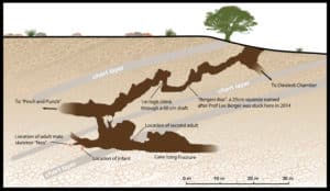 Lesedi Chamber cave map