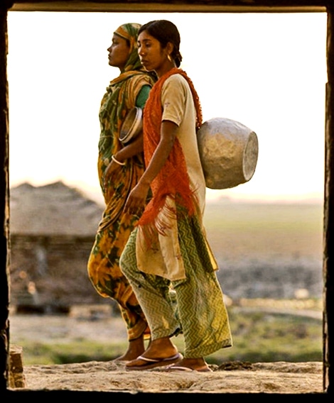 water gatherers in Bangladesh