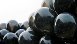 black balloons