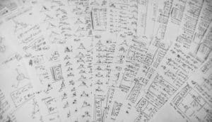 Sho Yaida's 30 handwritten pages of calculations.