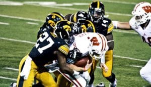 American football tackle