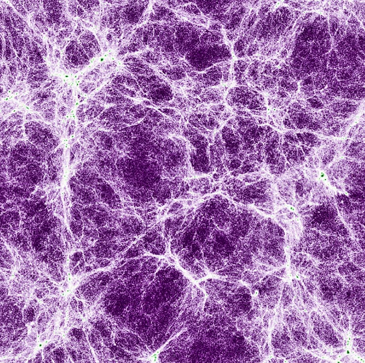 depiction of hydrogen gas in the IGM