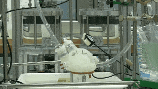 soft artificial heart beating gif