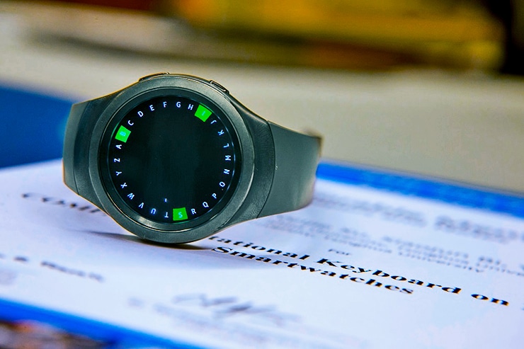 COMPASS keyboard for smartwatches