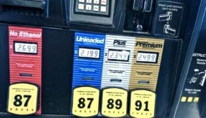 gas pump with ethanol