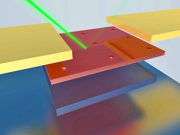 nanoscale photodetector illustration