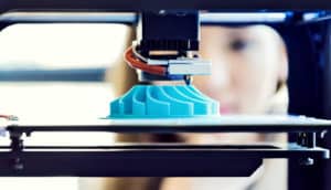 A 3D printer printing
