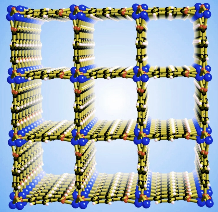 molecular structure of the coordination polymer