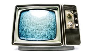 1980s television set