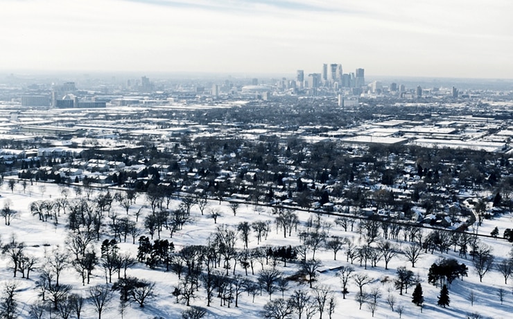 Minneapolis-St. Paul in winter