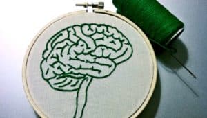 brain embroidery