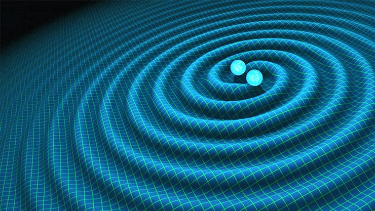 gravitational waves illustration