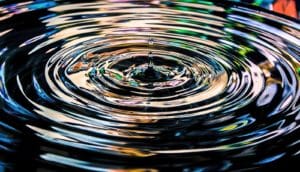 ripples in dark water