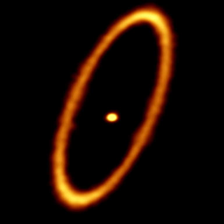 Fomalhaut star system debris disk