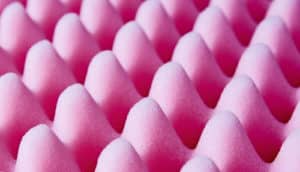 pink memory foam