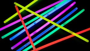 glow sticks (nanotubes tumors test concept)