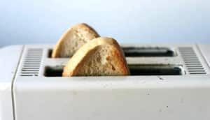 toast in toaster