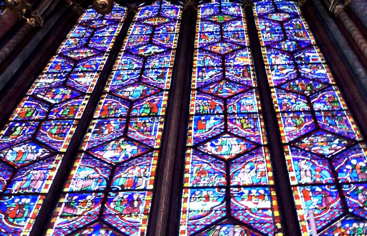 Sainte Chapelle stained glass window