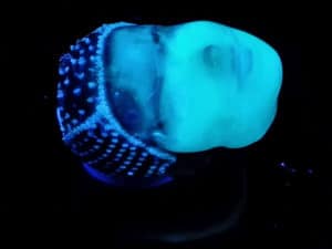 doll's head (3D printing with bacteria)