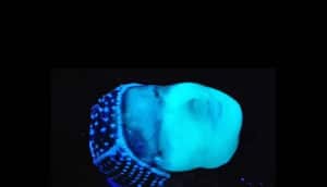 doll's head (3D printing with bacteria)