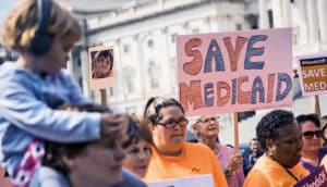 save medicaid protest