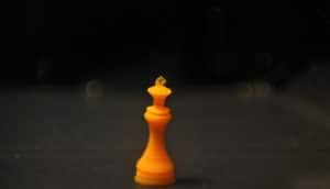 4d-printed hydrogel chess piece