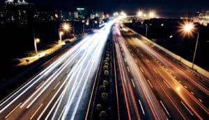 speeding light streaks (electrons + TMDs + quantum computing concept)