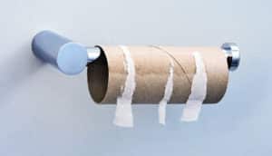 toilet paper roll (astronauts, human waste, and food concept)