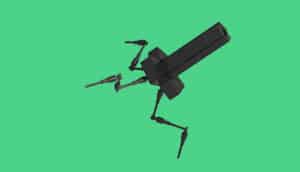 bacteriophage illo on green