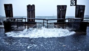 Battery Park flooding