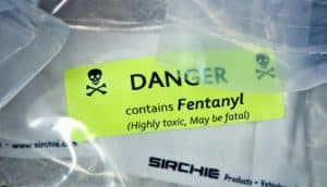 fentanyl warning sticker