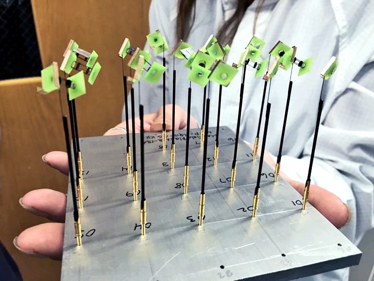 forest of targets for turbulent dynamo demonstration