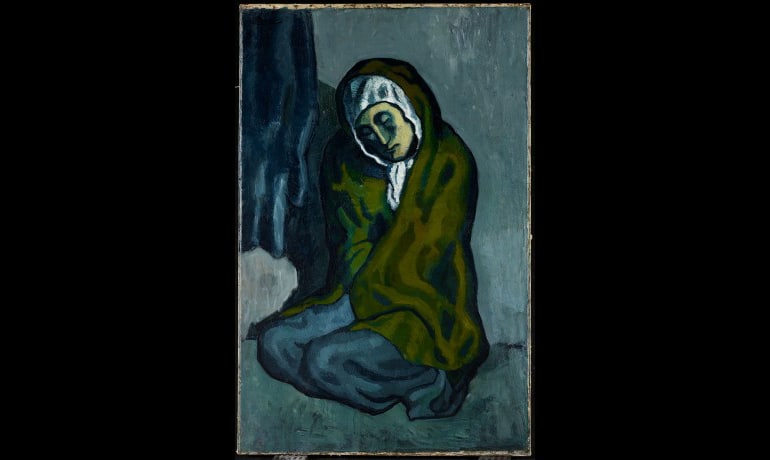 Pablo Picasso. La Miséreuse accroupie