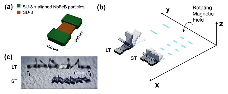 tumbling microbot figure