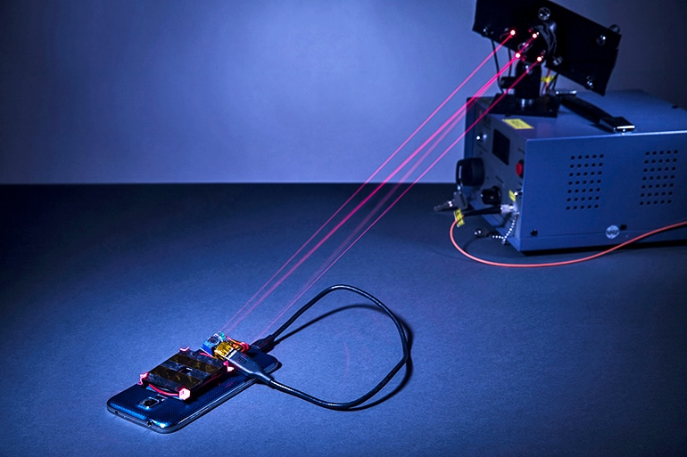 wireless laser charging system