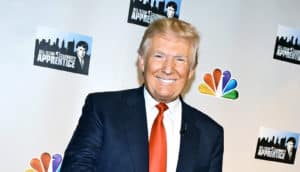 Trump red carpet event for the Apprentice (reality tv concept)