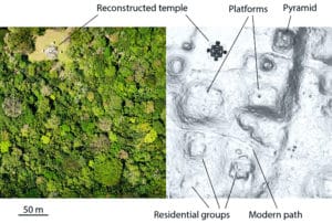 aerial photo and LiDAR comparison