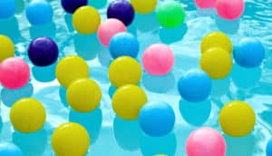 balls in a pool (micro-robots and magnetic fields concept)