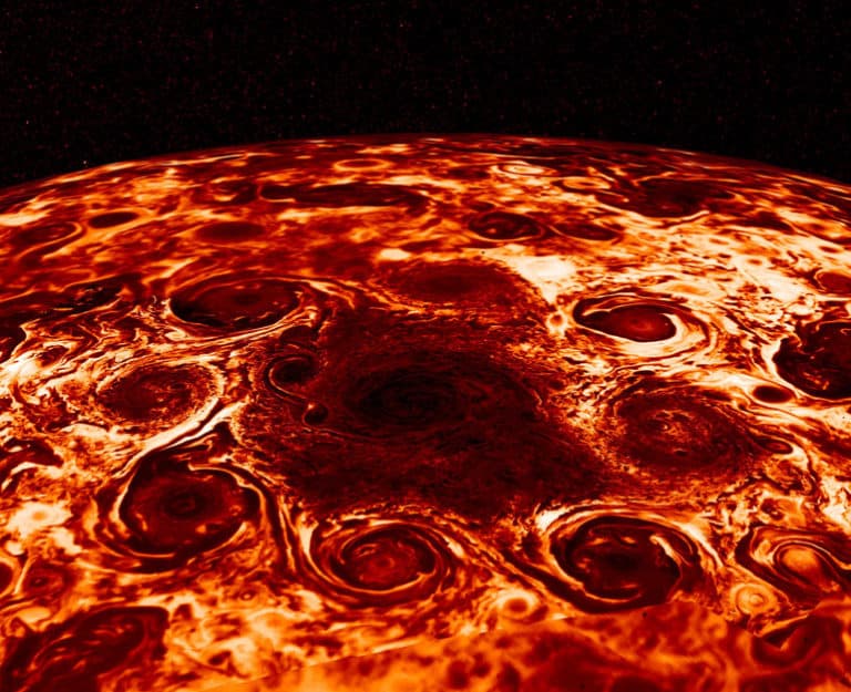 What's with the weird geometric storms at Jupiter's poles? Futurity