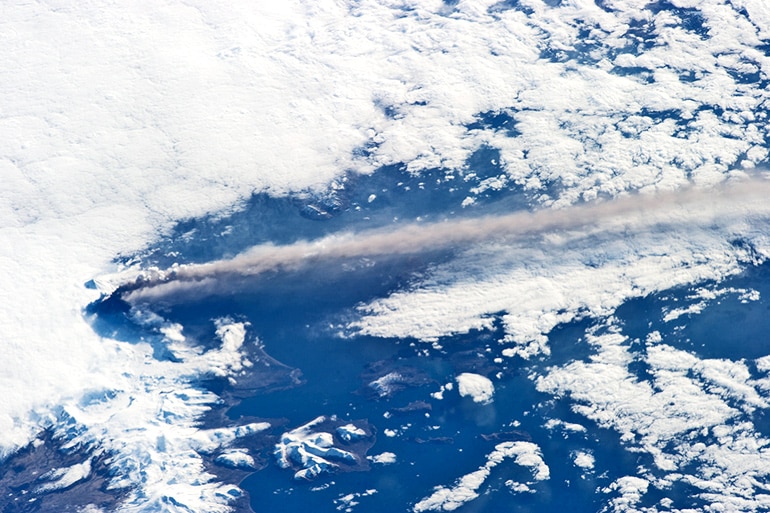volcanic ash cloud